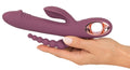 You2Toys Slim Triple Plum vibrator - Paars