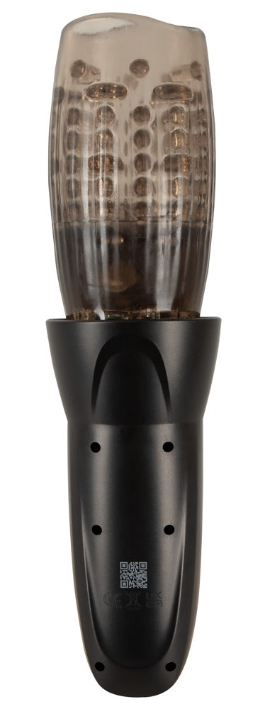 Stroker roterende masturbator met vibratie - Zwart - Stroker - SKU: 54045250000