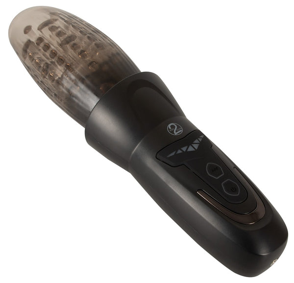 Stroker Masturbator roterend met vibratie - Zwart - Stroker - SKU: 54045250000