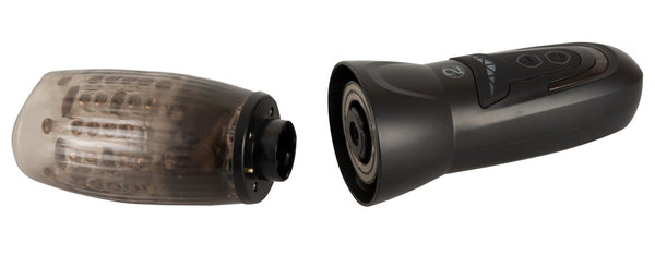 Stroker roterende masturbator met vibratie - Zwart - Stroker - SKU: 54045250000