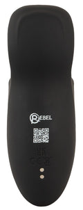 Rebel Toverstaf met vibratie en vleugels - Zwart