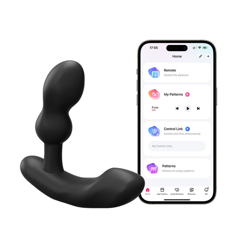 Lovense Trilkussen voor P-spot & perineum - Zwart