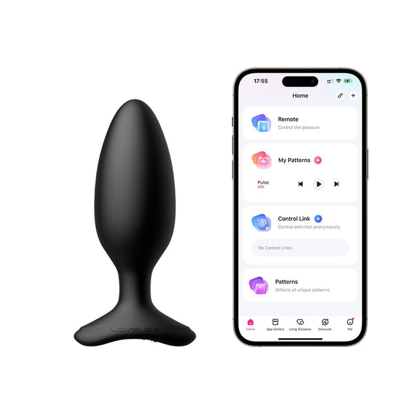 Lovense Hush 2 anale vibrator - Zwart - Lovense - SKU: 54047970000