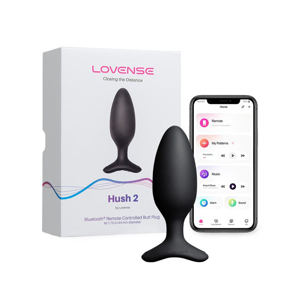 Lovense Hush 2 anale vibrator - Zwart - Lovense - SKU: 54047970000