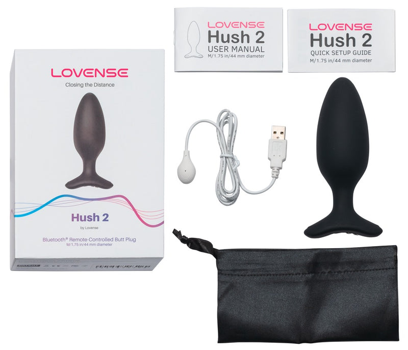 Lovense Hush 2 anale vibrator - Zwart