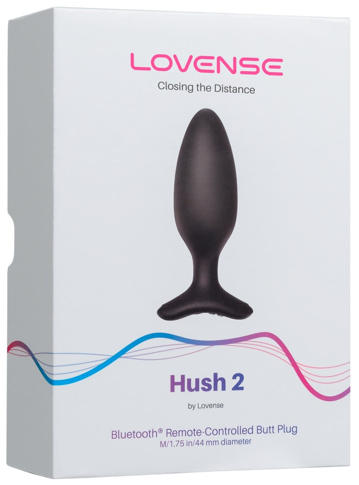 Lovense Hush 2 anale vibrator - Zwart