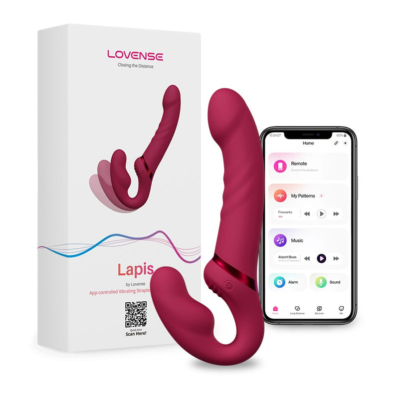 Lovense Lapis dubbele vibrator - Roze