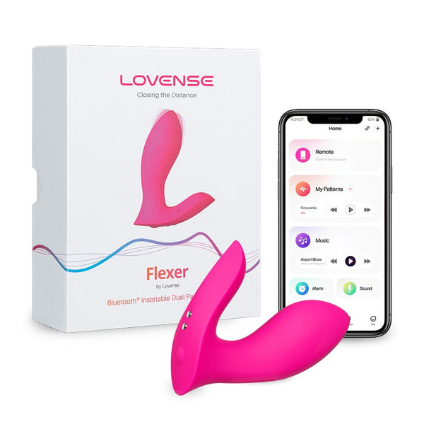 Lovense Dubbele slipvibrator met G-spot & clitorisstimulatie - Roze - Lovense - SKU: 54048350000