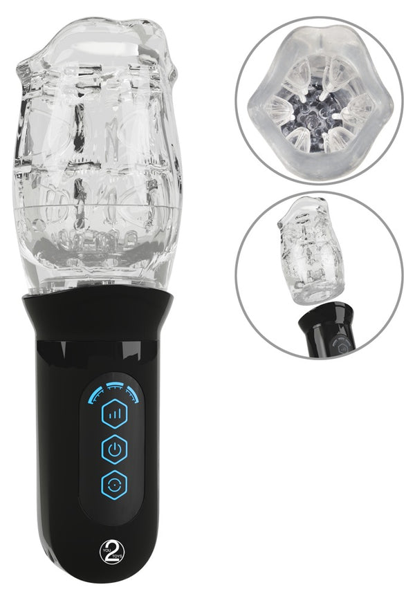 Stroker Roterende masturbator - Zwart - Stroker - SKU: 54049080000