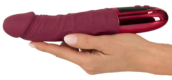 beau coeur Vibrator realistisch met aderen - Rood - beau coeur - SKU: 54049670000