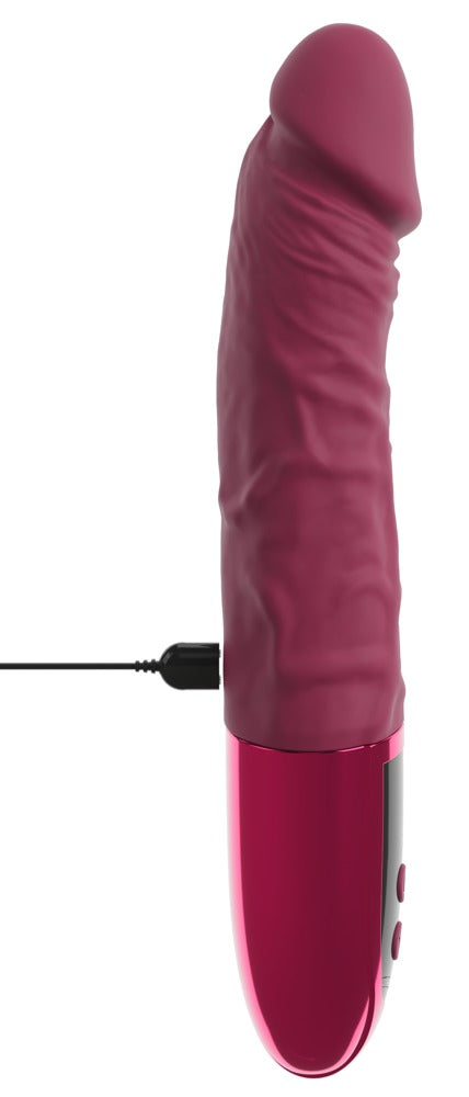 beau coeur Vibrator realistisch met aderen - Rood - beau coeur - SKU: 54049670000