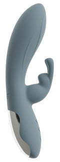 beau coeur Rabbit vibrator met dubbele stimulatie - Blauw