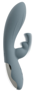 beau coeur Rabbit vibrator met dubbele stimulatie - Blauw
