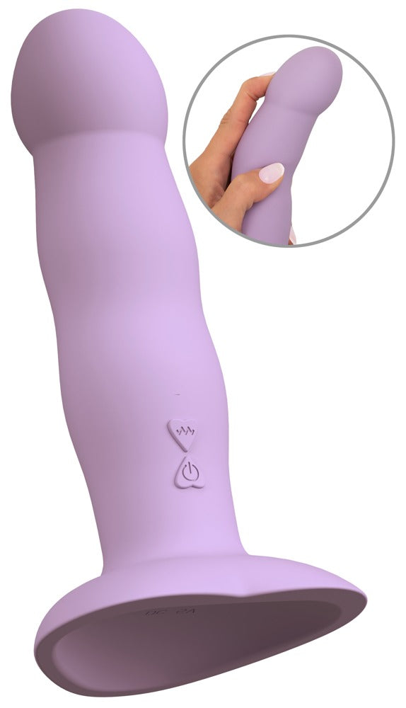 You2Toys Vibrator hartvormig met zuignap - Paars
