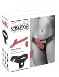 You2Toys Strap-on set met dubbele vibrator en afstandsbediening - Roze
