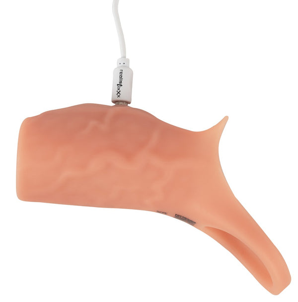 Realistixxx Penis sleeve vibrerend met verdikking - Huidskleur - Realistixxx - SKU: 54051490000
