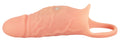 Realistixxx Penis sleeve met vibratie en vergroting - Huidskleur