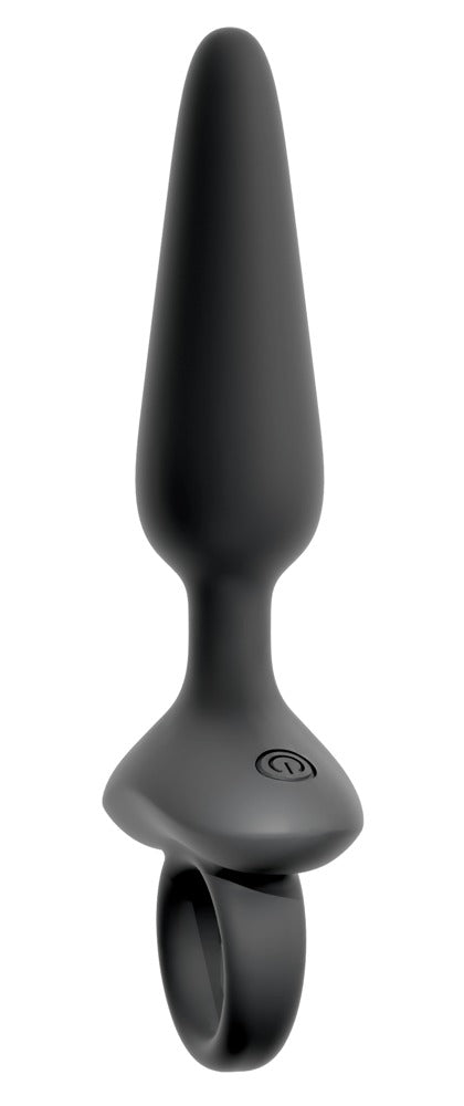 ANOS Butt Plug met trillingen - Zwart - ANOS - SKU: 54051810000