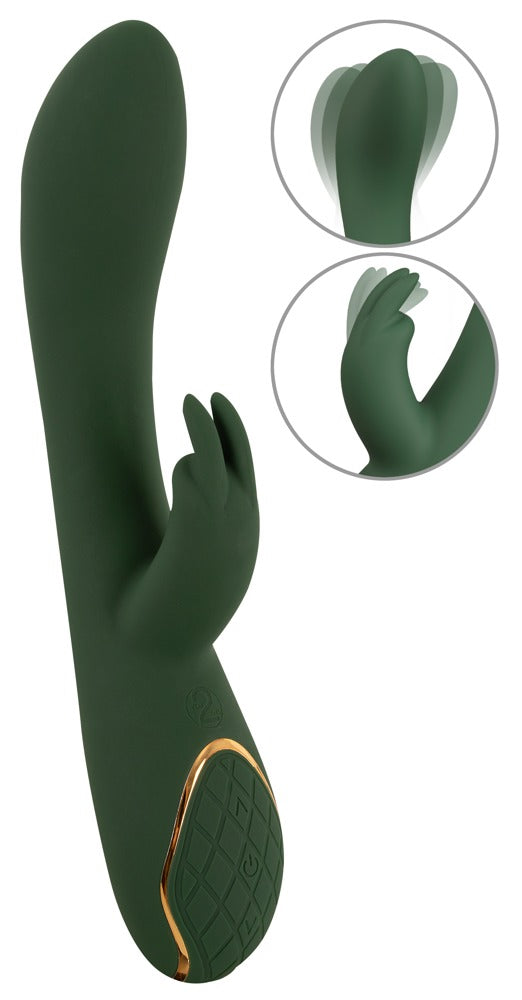 Emerald Love Konijn vibrator met dubbele stimulatie - Groen - Emerald Love - SKU: 54051900000