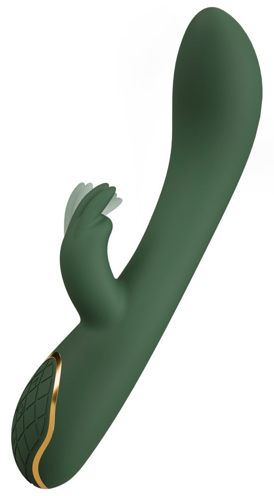 Emerald Love Konijn vibrator met dubbele stimulatie - Groen - Emerald Love - SKU: 54051900000