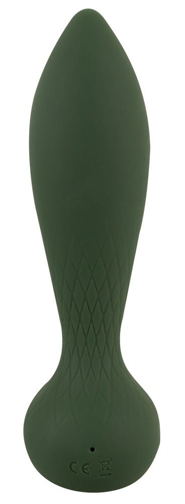 Emerald Love Analplug met RC-besturing - Groen