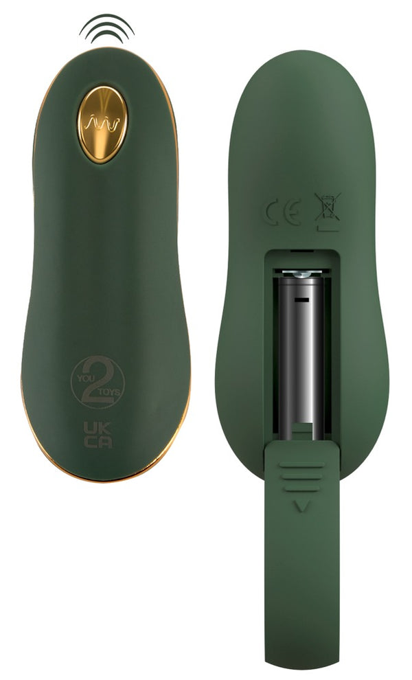 Emerald Love Analplug met RC-besturing - Groen - Emerald Love - SKU: 54052030000