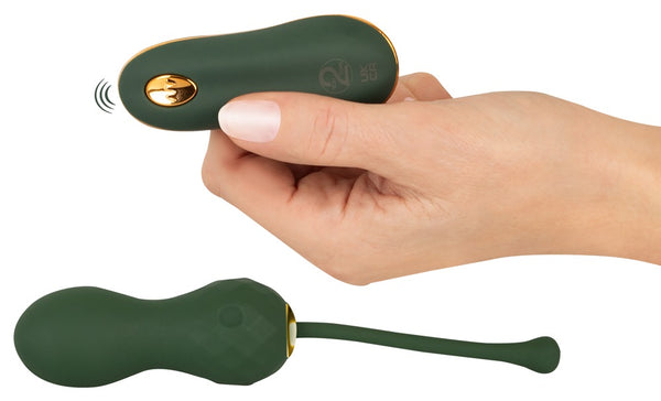 Emerald Love Liefdesballen met RC-besturing en vibratie - Groen - Emerald Love - SKU: 54052110000