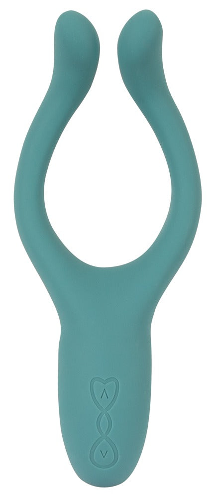 You2Toys Multi vibrator met 2 armen - Turquoise - You2Toys - SKU: 54052700000