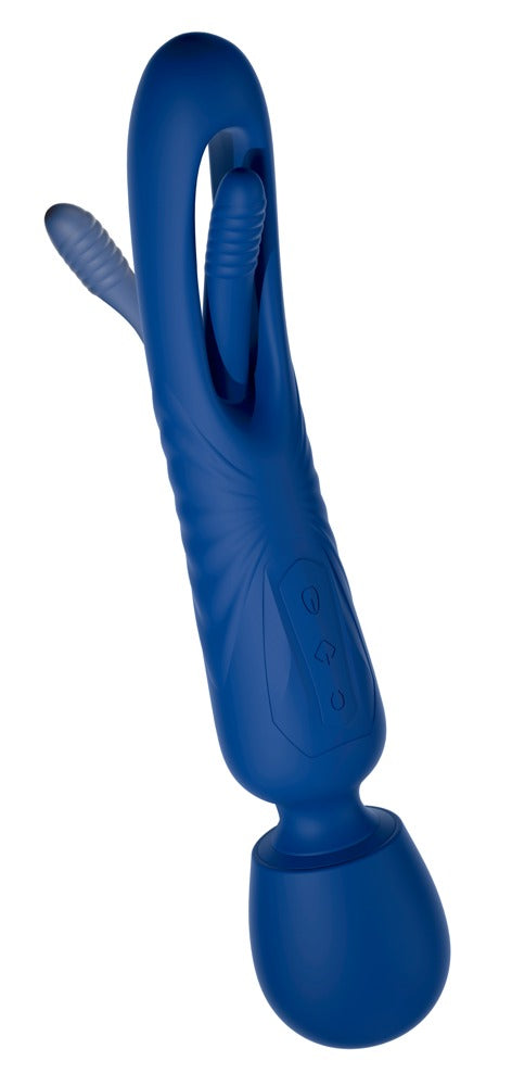 Sweet Smile 2-in-1-wand met flikkerende tong - Blauw - Sweet Smile - SKU: 54053000000