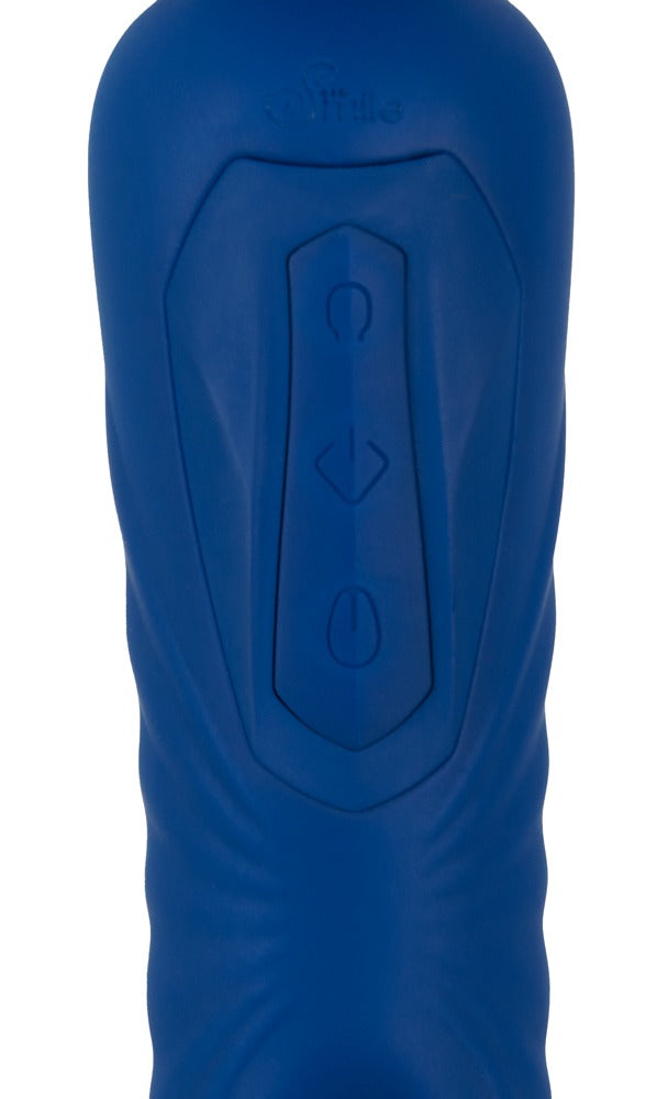 Sweet Smile 2-in-1-wand met flikkerende tong - Blauw