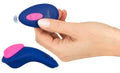 Sweet Smile Heart slipvibrator - Blauw