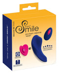 Sweet Smile Heart slipvibrator - Blauw