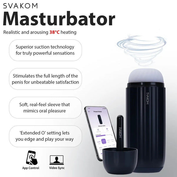 SVAKOM Sam Neo 2 Pro masturbator - Blauw - SVAKOM - SKU: 54053860000