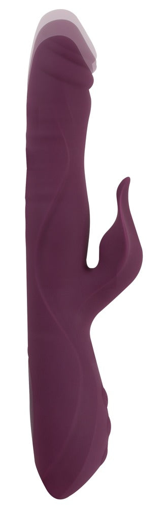 JAVIDA Vibrator 3-in-1 met stoten & parelmassage - Paars - JAVIDA - SKU: 54054240000