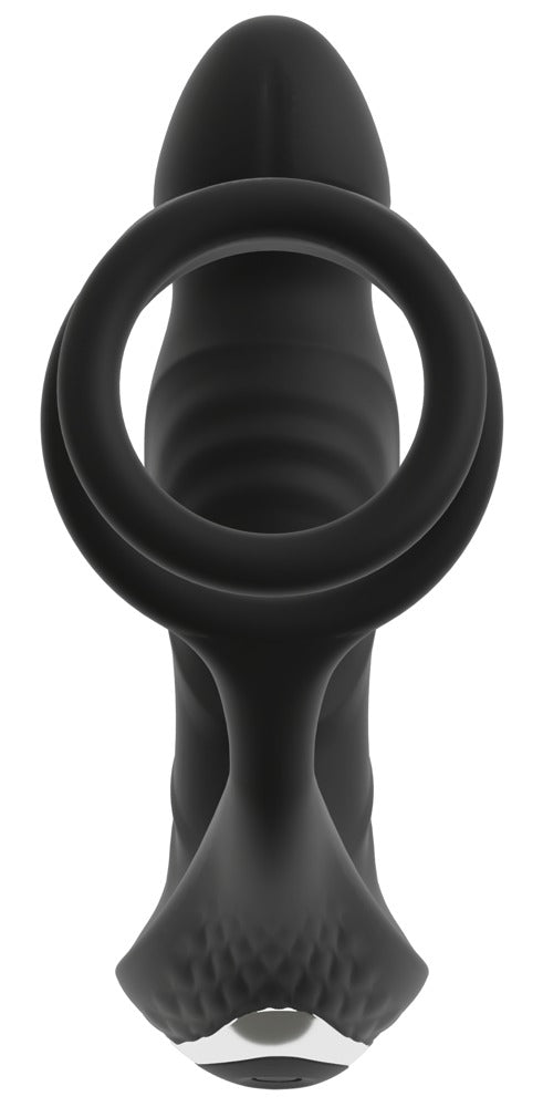 Rebel trillende prostate plug met knikfunctie - Zwart - Rebel - SKU: 54055130000
