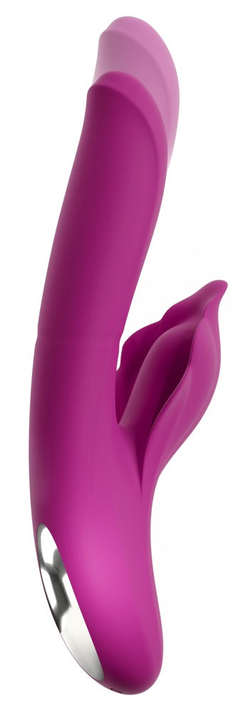 JAVIDA Vibrator 4-in-1 met stoten & warmte - Paars - JAVIDA - SKU: 54055300000