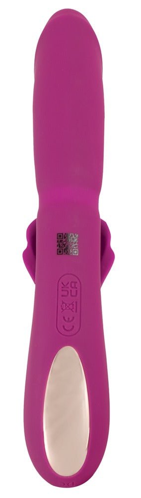 JAVIDA Vibrator 4-in-1 met stoten & warmte - Paars - JAVIDA - SKU: 54055300000