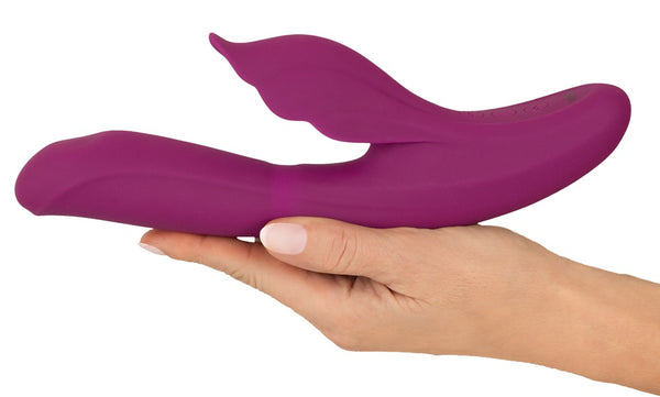 JAVIDA Vibrator 4-in-1 met stoten & warmte - Paars - JAVIDA - SKU: 54055300000