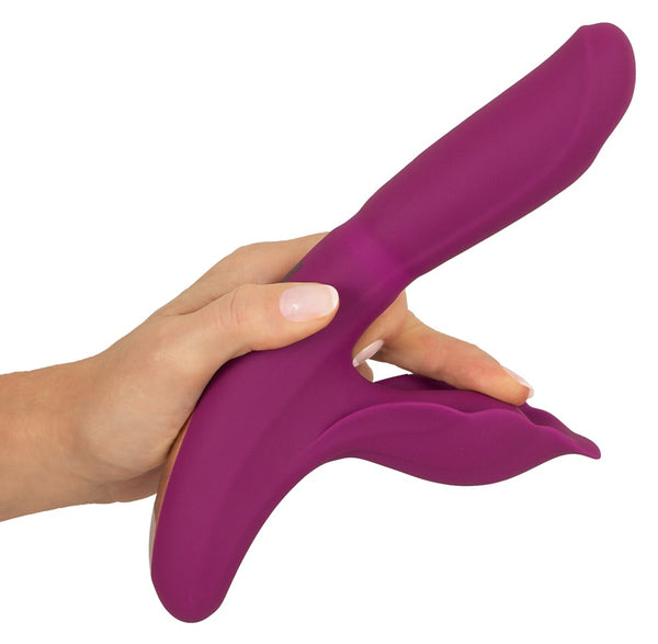 JAVIDA Vibrator 4-in-1 met stoten & warmte - Paars - JAVIDA - SKU: 54055300000