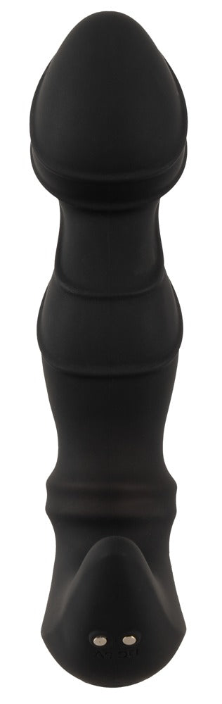 ANOS Prostate plug met vibrerende ringen - Zwart - ANOS - SKU: 54055480000