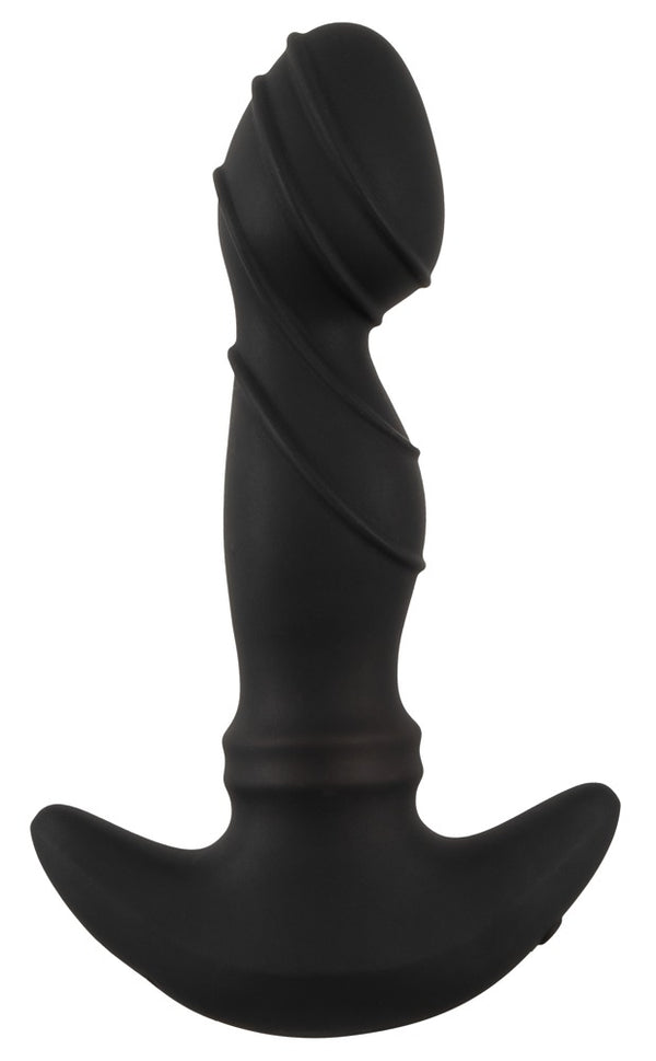 ANOS Prostate plug met vibrerende ringen - Zwart - ANOS - SKU: 54055480000