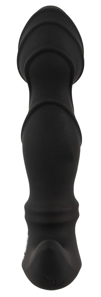 ANOS Prostate plug met vibrerende ringen - Zwart - ANOS - SKU: 54055480000