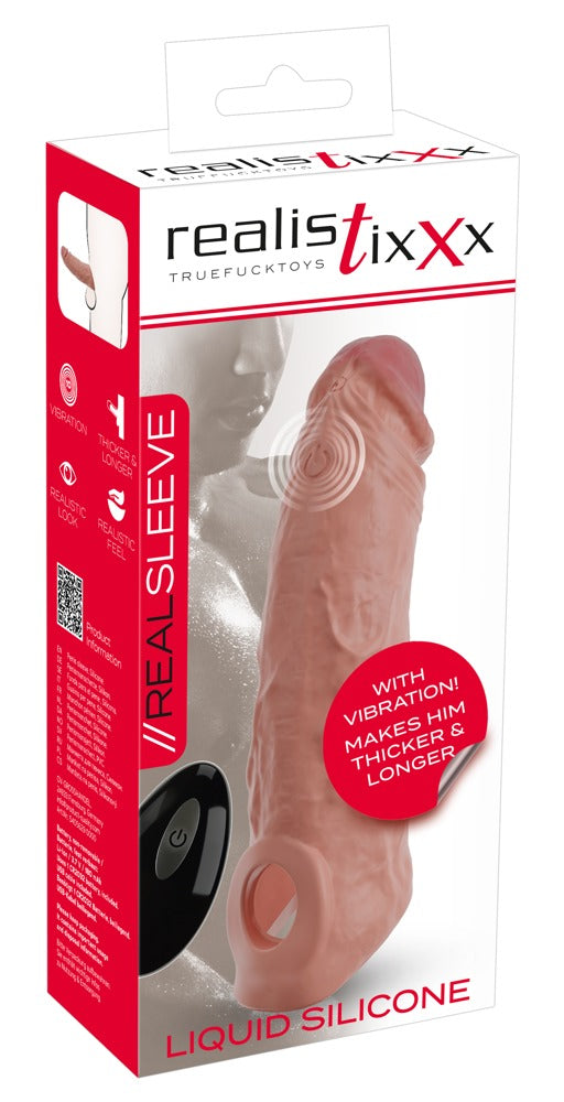 Realistixxx RealSleeve trilfunctie - Huidskleur Licht - Realistixxx - SKU: 54056290000