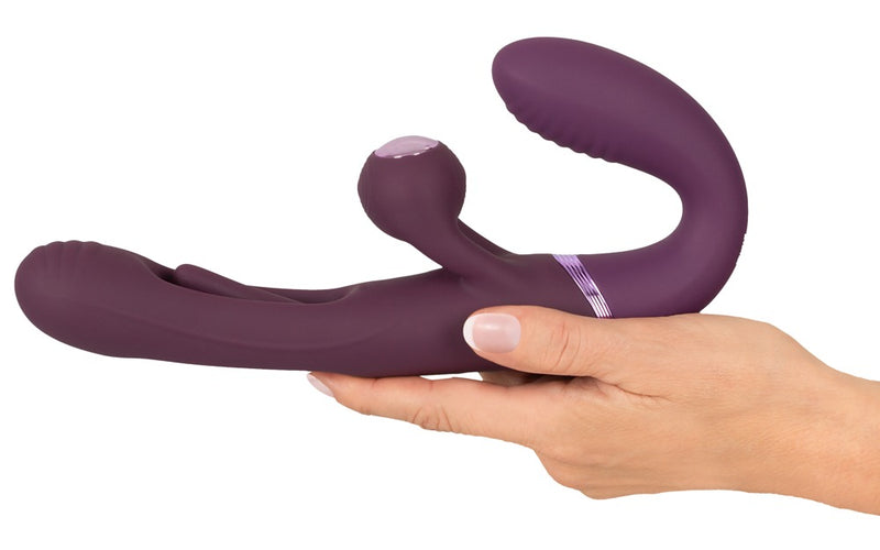 JAVIDA Strapless strap-on - Paars