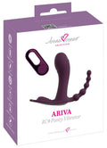 beau coeur cœur ARIVA slip vibrator - Paars