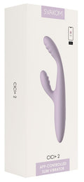SVAKOM Rabbit vibrator met dubbele stimulatie - Paars