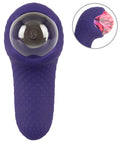 beau coeur Vibrator met dubbele motor en plasmabal - Blauw