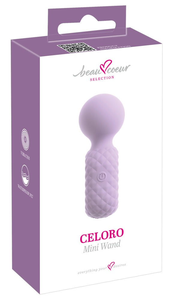 beau coeur Mini toverstok compact met krachtige vibraties - Paars - beau coeur - SKU: 54059550000