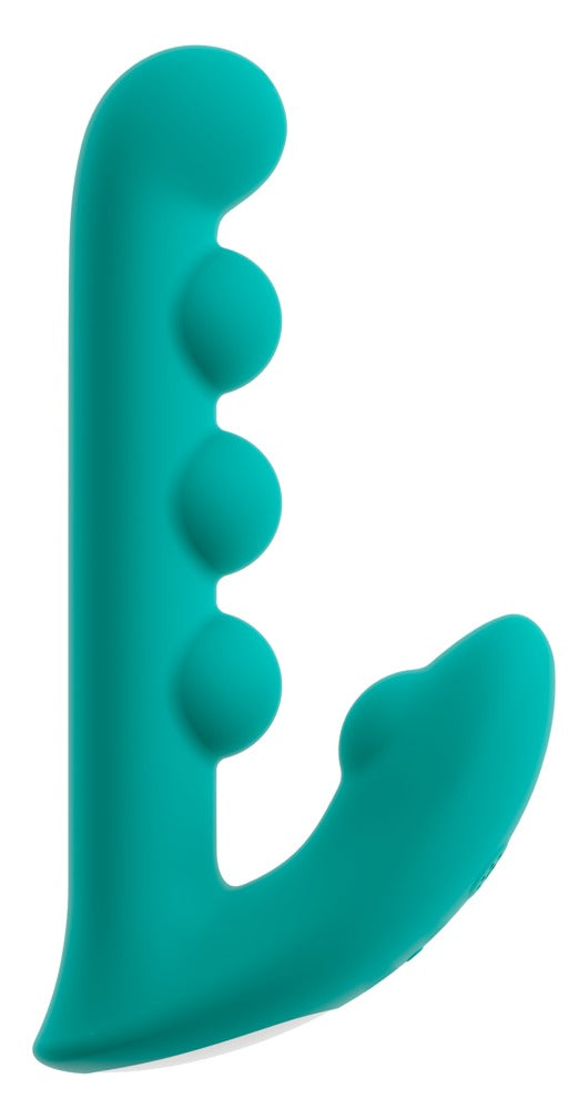 beau coeur Kralen vibrator met dubbele stimulatie - Turquoise - beau coeur - SKU: 54059710000