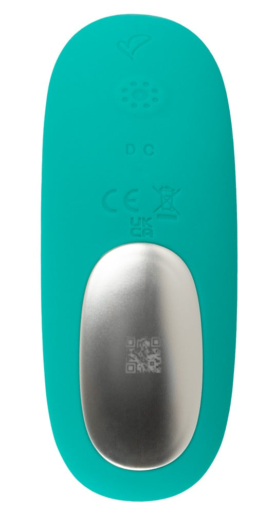 beau coeur Kralen vibrator met dubbele stimulatie - Turquoise - beau coeur - SKU: 54059710000